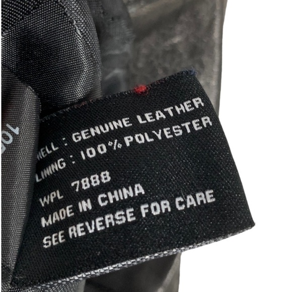 JONES Leather Jacket Size Large - Picture 8 of 8